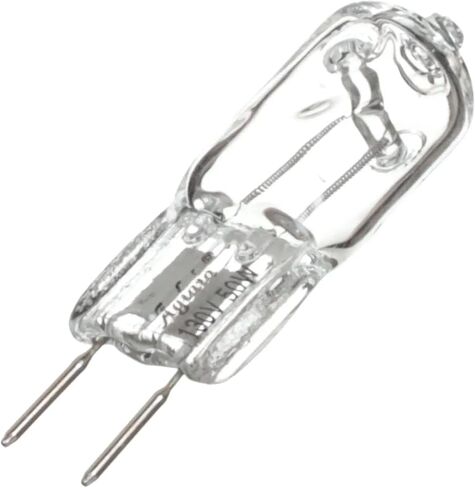 مصباح هالوجين من PartsBroz WB08X10057 - متوافق مع نطاق سطح فرن الميكروويف الكهربائي العام - يستبدل AP4369133 AH2339783 EA2339783 PS2339783 WB08X10051 WB25X25393-120V، 50 وات in Kuwait