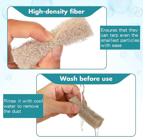 20 قطعة من وسادات فلتر تقليل الأمونيا من موكيرين، وسادات إسفنجية لتصفية حوض السمك، وسادات فلتر خزان الأسماك المتوافقة مع Quietflow Led Pro Model 10 in Kuwait