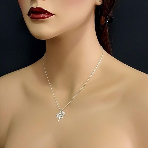 قلادة شجرة الحياة، قلادة هدية الأم في القانون، هدية أم العروس، هدية أم العريس، قلادة شجرة الحياة من الفضة الإسترلينية، هدية عيد الأم للأم (للحمات) in Kuwait