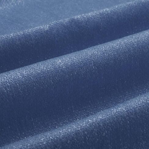MECCANIXITY Microwave Oven Cover Dust, 13.78"x37.4" Cotton and Linen Decorative Kitchen Appliance Protective Cover for Home Refrigerator Machine Dust Cover, Deep Blue in Saudi Arabia