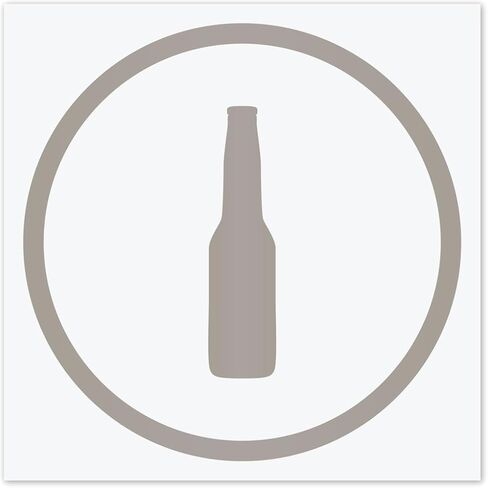 Minimalist Trash and Recycling Icon Decals | Vinyl Sticker ONLY | Trash Can Labels, Recycle Bin Decal (Silver, Trash + Recycle) in Kuwait