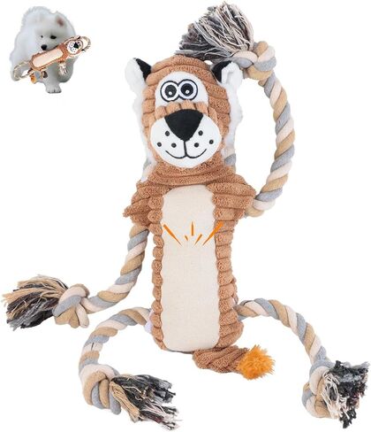 Cats Dogs Toys, Spider + Ghost, 2-Pack Plush Stuffed Squeaky Dog Chew Toys for Puppies- Funny Dog Toys for Boredom to Small and Medium Breeds Decoration in Saudi Arabia