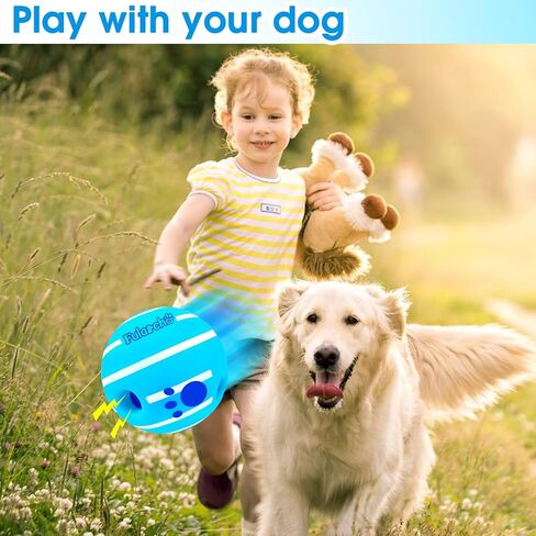 Interactive Dog Ball for Large Dogs, Interactive Dog Toy Giggle Ball with Funny Sounds, Giggle Dog Ball for Relieve Anxiety, Grinding Teeth, Wiggle Ball Gifts for Dogs(XXLarge, Blue) 5.91inches in Saudi Arabia