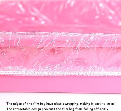 بطانات أقفاص الحيوانات الأليفة البلاستيكية للاستعمال مرة واحدة - صواني فضلات مانعة للتسرب وسهلة التنظيف للأرانب والخنازير الغينية والطيور والمزيد (30 عبوة) in Kuwait