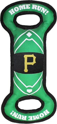 Pets First MLB PITTSBURGH PIRATES Baseball Field Dog Toy with Double rim Stitching & Inner SQUEAKER in Saudi Arabia