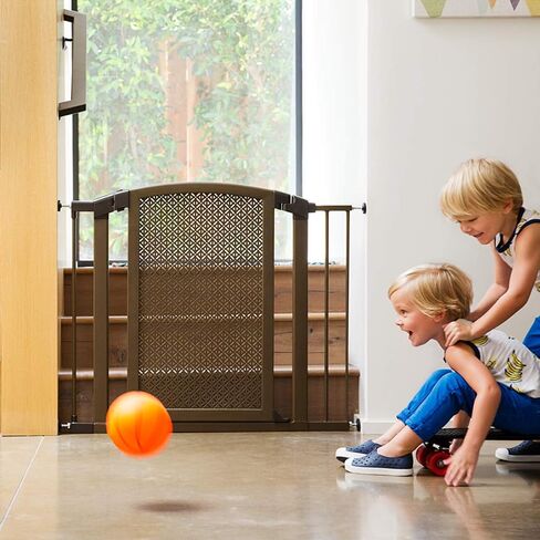 ملحق بوابة الأطفال المعدنية المزخرفة من Munchkin®، متوافق مع طراز البوابة MKSA0658-011 باللون البرونزي، 5.5 بوصة in Saudi Arabia