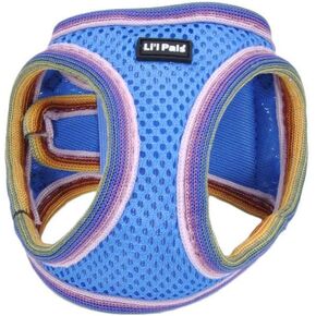 Coastal Pet Li'l Pals Comfort Mesh Dog Harness - No-Pull Step-in Dog Harness for Small Dogs & Puppies - Dog Cooling Vest - Blue Lagoon - 3/8" x 8"-10"