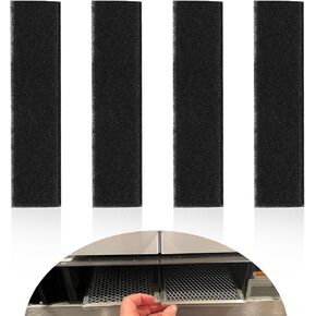 4-Pack OTRFILTER PureAir Carbon Microwave Filter Replacement for Frigidaire, Compatible with Frigidaire OTRFILTER / OTRFILTER1 PureAir Carbon - Removes Grease, Odors, Smoke Efficiently