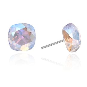 925 Sterling Silver Cubic Zirconia Earrings Studs for Women Moissanite Earrings Hypoallergenic Earrings Studs Square Earrings for Gift