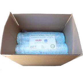 20 LBS of New Shredded Memory Foam Refill Filler Stuffing to Fill or Pouf Pillows, Bean Bags, Chairs, Dog & Pet Beds, Cushions, Punching Bags, Couch Filling Replacement