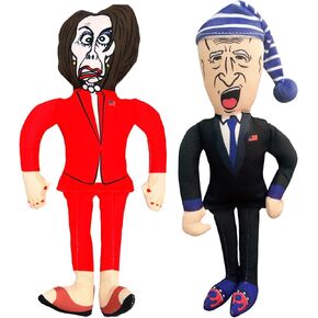 Republican Dogs Sleepy Joe Biden & Nancy Chew Toy Bundle
