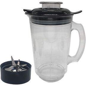 Replacement Part 33 oz cup with ice shaver blade， Compatible with Magic Bullet Blender, Mixer, Juicer, Food Processor (MBR-1701 /MBR-1702 /MBR-1101/ MB-BX1770-02/ MB1001/ MBR-0301)