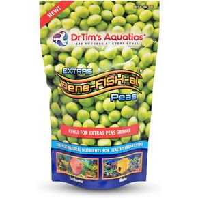 DrTim's Aquatics - Bene-Fish-al® Food and Treats Fish Enhancer for Freshwater or Marine 1.04 oz. Refill Bag Peas