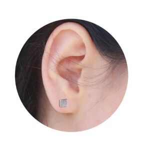 Joseph Brothers Sterling Silver Triangle Tiny Geometric Studs Earrings, 5 * 5 MM