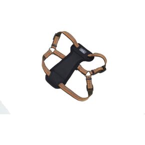 Coastal Pet K9 Explorer Reflective Adjustable Padded Dog Harness - Plush Chest Pad for Comfort - No-Pull Dog Harness for Small and Large Dogs - Campfire Orange - 5/8" x 16"-24"