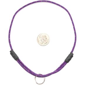 National Leash Mountain Rope Dog ID Collar- Plum Punch- Medium (14"-20") Ultra Lite