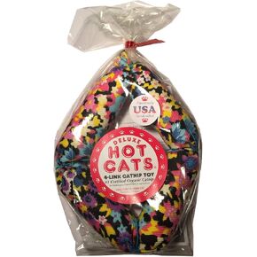 Deluxe Hot Cats Four Link Catnip Sausage Variety Design 17" - Filled with Organic Catnip