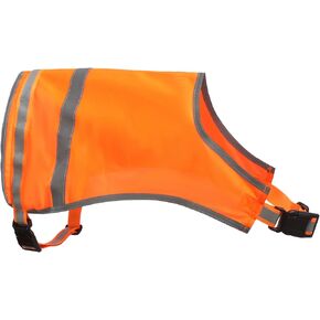 Dog Reflective Safety Vest High Visibility with Buckle for Walking Running Hiking to Keep Dogs Visible Safe from Cars and Hunting Accidents Orange L