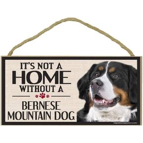 Wood Sign for Bernese Mountain Dog Breeds