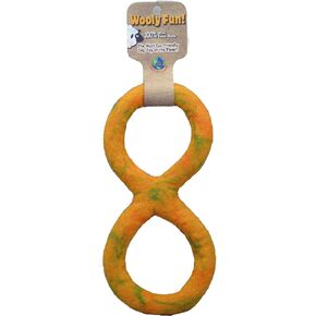 Wool Dog Toy, 8-Inch, Yellow