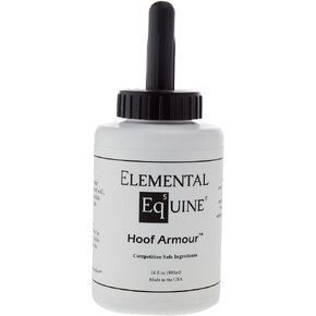 Elemental Equine Hoof Armour 16oz Hoof Dressing for Horses - Conditions and Retains Natural Hoof Moisture While Protecting Against External Environmental Damage