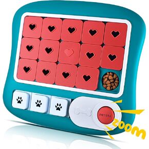 Dog Puzzle Toys, Treat Dispensing Dog Enrichment Toys for IQ Training and Brain Stimulation, Interactive Mentally Stimulating Toys as Gifts for Puppies, Cats, Dogs