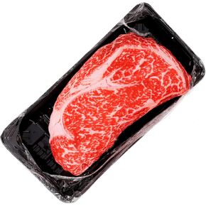 Ipetboom Steak Dog Squeaky Toy - Dog Chew Toys Dolls Artificial Steak Plush Dog Toys - Stuffed Dog Toy Puppy Molar Chew Squeeze Sound Toys - Soft Food Shape Pet Toy for Training Cleaning Teeth