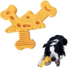 Chew Toy for aggressive chewers/large dogs- Irrisitable cheese flavor, Durable & Long lasting, designed for midium/large size dogs, VERIFIED by REAL DOGS