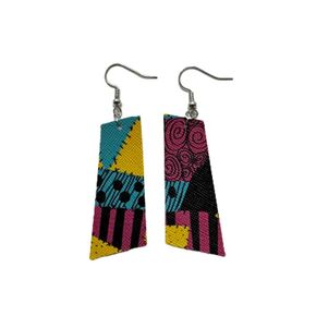Nightmare Before Christmas Sally 2 Inch Faux Leather Earrings
