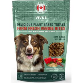 Natural Vegan Dog Treats - for Immune Boosting & Skin Coat Health - All Natural Human Grade Allergen Free Ingredient - Suitable for All Breeds, 5.3 Oz in Saudi Arabia