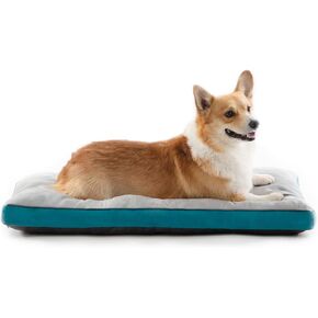Brindle Shredded Memory Foam Dog Bed - Orthopedic Pet Mat - Crate Bed - Machine Washable Water Resistant Cover
