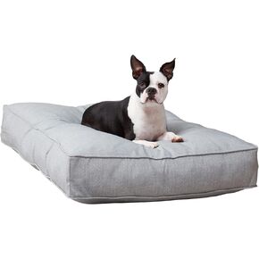 Charlie Rectangle Indoor/Outdoor Pillow Style Dog Bed, Heather, Small (24" x 36")