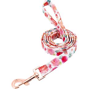 Tunkoo Blue Daisy Dog Leash with Metal Buckle – Unmatched Quality in Small Medium Large Sizes for Pet Daily Walking, M
