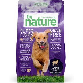 Grain Free Dog Food Made in USA [Grain Free Dry Dog Food with Superfood Ingredients for Food Sensitivities and Immune Health], Turkey & Duck Meal Recipe, 24 lb. Bag, Brown (77062) in Saudi Arabia