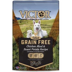Victor Super Premium Dog Food – Grain Free Chicken Meal & Sweet Potato Recipe - Dry Dog Food for Dogs of All Life Stages – High Protein Dry Dog Food for All Normally Active Dogs, 30 lb