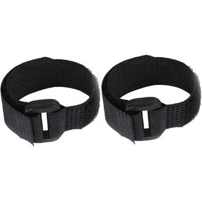 2Pcs Black Anti Crow Rooster Collar, No Crow Noise Neck Belt for Roosters for Chicken, Duck, Goose,Upgraded Black,Length 8.07 inch Collars