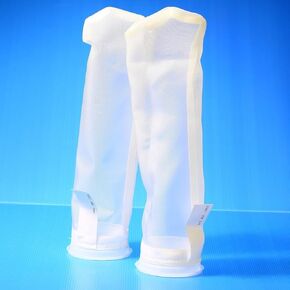 Dr. Marine 2PC Filter Sock Nylon 4" X 15.7" 300 Micron Aquarium Filter Bags Two Suture,4 Inch Ring by 15.7 Inch Long