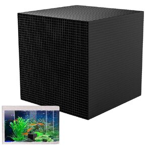 Water Purifier Cube Eco-Aquarium Filter,Activated Carbon Water Purifier Cube Filter, 4X4X4 Inch, Ultra Strong Filtration and Absorption for Aquarium,Ponds,Fish Tank, Water Tank, Water Purification
