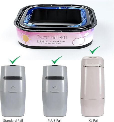 8 عبوات من خرطوشة إعادة التعبئة المربعة لأكياس فضلات القطط وأكياس نفايات الحيوانات الأليفة وخرطوشة ملحقات صندوق فضلات القطط المتوافقة مع سطل فضلات القطط القياسي الخاص بك، بالإضافة إلى سطل وسطل فضلات القطط مقاس XL in Kuwait