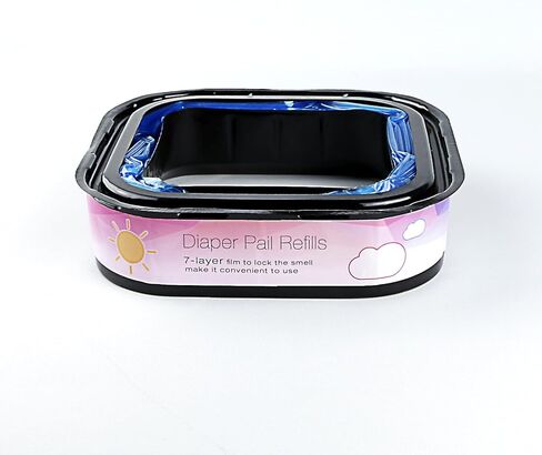 8 عبوات من خرطوشة إعادة التعبئة المربعة لأكياس فضلات القطط وأكياس نفايات الحيوانات الأليفة وخرطوشة ملحقات صندوق فضلات القطط المتوافقة مع سطل فضلات القطط القياسي الخاص بك، بالإضافة إلى سطل وسطل فضلات القطط مقاس XL in Kuwait