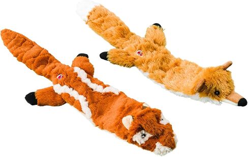 SPOT Skinneeez Extreme Quilted Raccoon - Durable, Stuffing Free Dog Toy with 4 Layers of Diamond Stitched Fabric & 2 Squeakers- Ideal for Medium and Large Aggressive Puppies and Dogs- 23in in Saudi Arabia