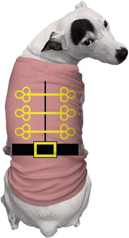 Nutcracker Outfit - Holiday Season Dog Shirt (Red, Medium) in Saudi Arabia