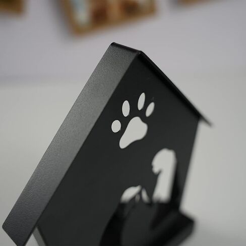 Cat and Dog Friendship Tealight Candle Holder,Pet Lovers Gifts for Women,Unique Gift Idea for Her/Him,Pet Memorial Candle Holder,with 3 Paper Photo Frame 5x4,Pet Paw Print Keychain in Saudi Arabia