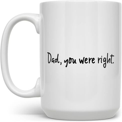 Funny Sarcastic Dad Coffee Mug for Father's Day, Birthday Gift from Kids Children Daughter Son (11oz) in Kuwait