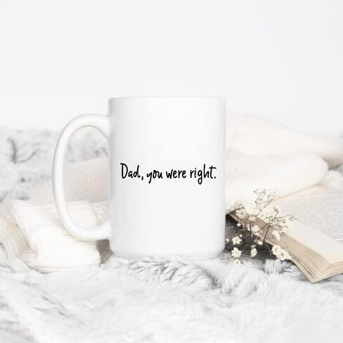 Funny Sarcastic Dad Coffee Mug for Father's Day, Birthday Gift from Kids Children Daughter Son (11oz) in Kuwait