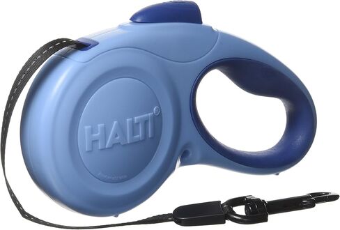 مقود هالتي قابل للسحب للكلاب - مقود قوي وعاكس وقابل للتمديد، مقبض جل ناعم، فرامل وقفل سهل الاستخدام. مناسبة للكلاب والجراء متوسطة الحجم (حجم متوسط، أسود، 3 م) in Kuwait