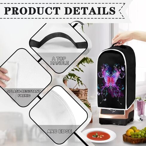 Vintage Mandala Blender Covers for Kitchen, Food Processor Cover with Durable Hanlde, Dust Covers for Kitchen Appliances Stand Mixer or Coffee Maker Appliance Cover in Kuwait