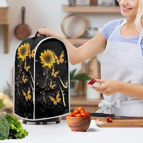 Vintage Mandala Blender Covers for Kitchen, Food Processor Cover with Durable Hanlde, Dust Covers for Kitchen Appliances Stand Mixer or Coffee Maker Appliance Cover in Kuwait