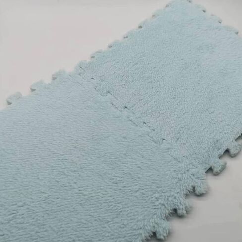 bnosdm 11 "x 11" منصات خنزير غينيا قابلة للغسل، 12 جهاز كمبيوتر شخصى بطانات قفص الصوف خنزير غينيا، قابلة لإعادة الاستخدام خنزير غينيا النوم حصيرة بطانية الفراش، لينة أرنب حصيرة الكلمة سرير بطانية لأقفاص خنزير غينيا أرنب (الأزرق) in Kuwait