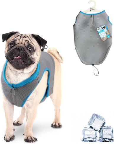 ALL FOR PAWS Cooling Vest Dog Cooling Shirts Breathable Instant Cooling Dogs Vest Lightweight for Summer Dog Clothes (M) in Saudi Arabia